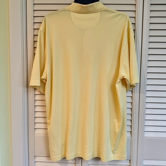 GREG NORMAN, PLAY DRY, MENS YELLOW, SHORT SLEEVE POLO, GOLF SHIRT. SIZE M - Picture 4 of 8